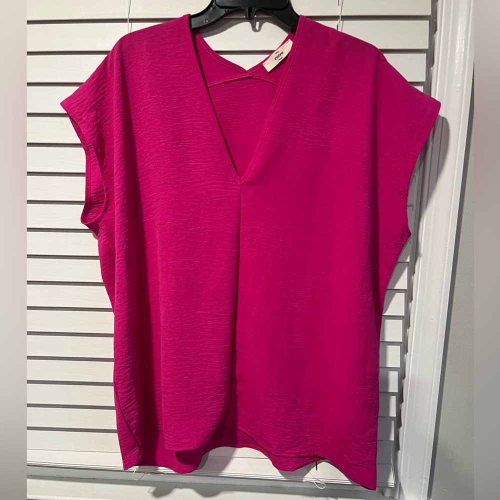 Entro  Pink Blouse size Medium